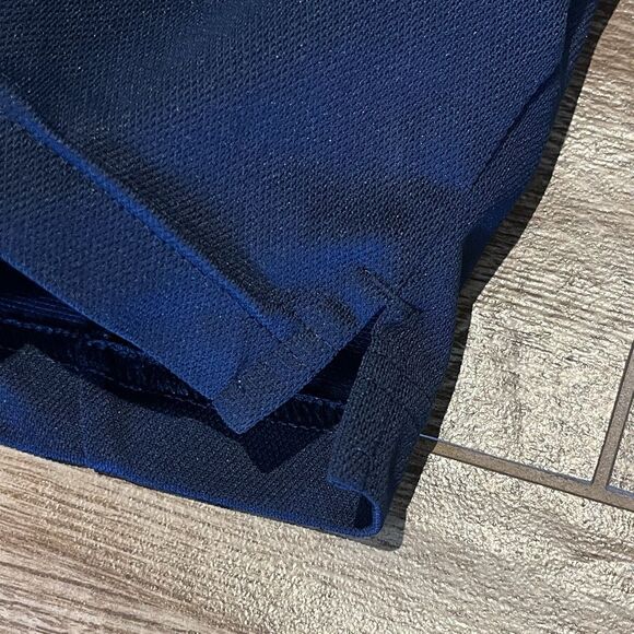 Adidas Golf Polo Shirt Men's XL Blue Climalite Stretch Short Sleeve Rugby Collar - Picture 6 of 13